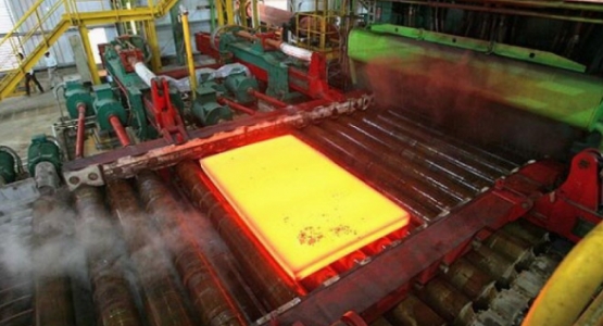 تولید فولاد اِسلب عریض 